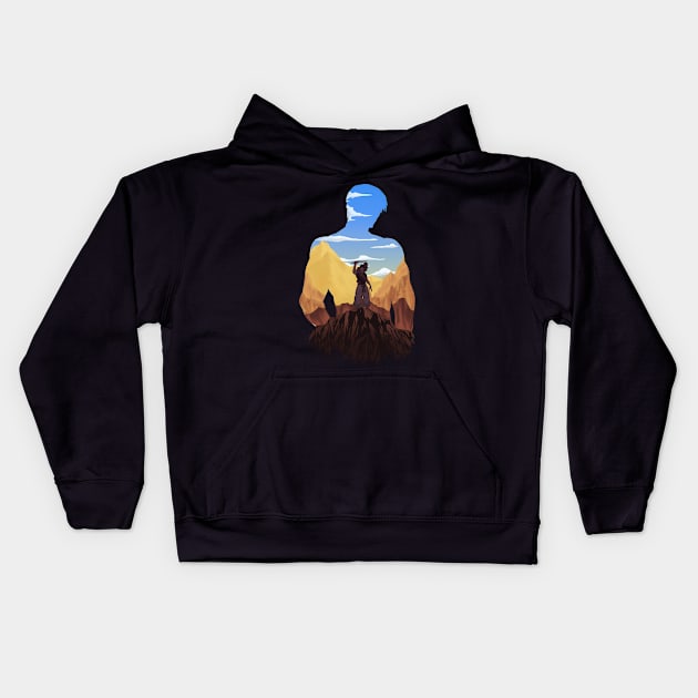 Toji Fushiguro Kids Hoodie by Binaka Art